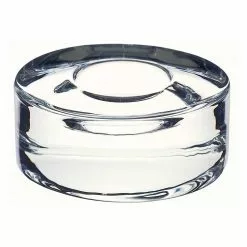 Orrefors Puck Candle Holder, Clear