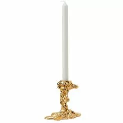 Pols Potten Drip Candle Holder Gold L