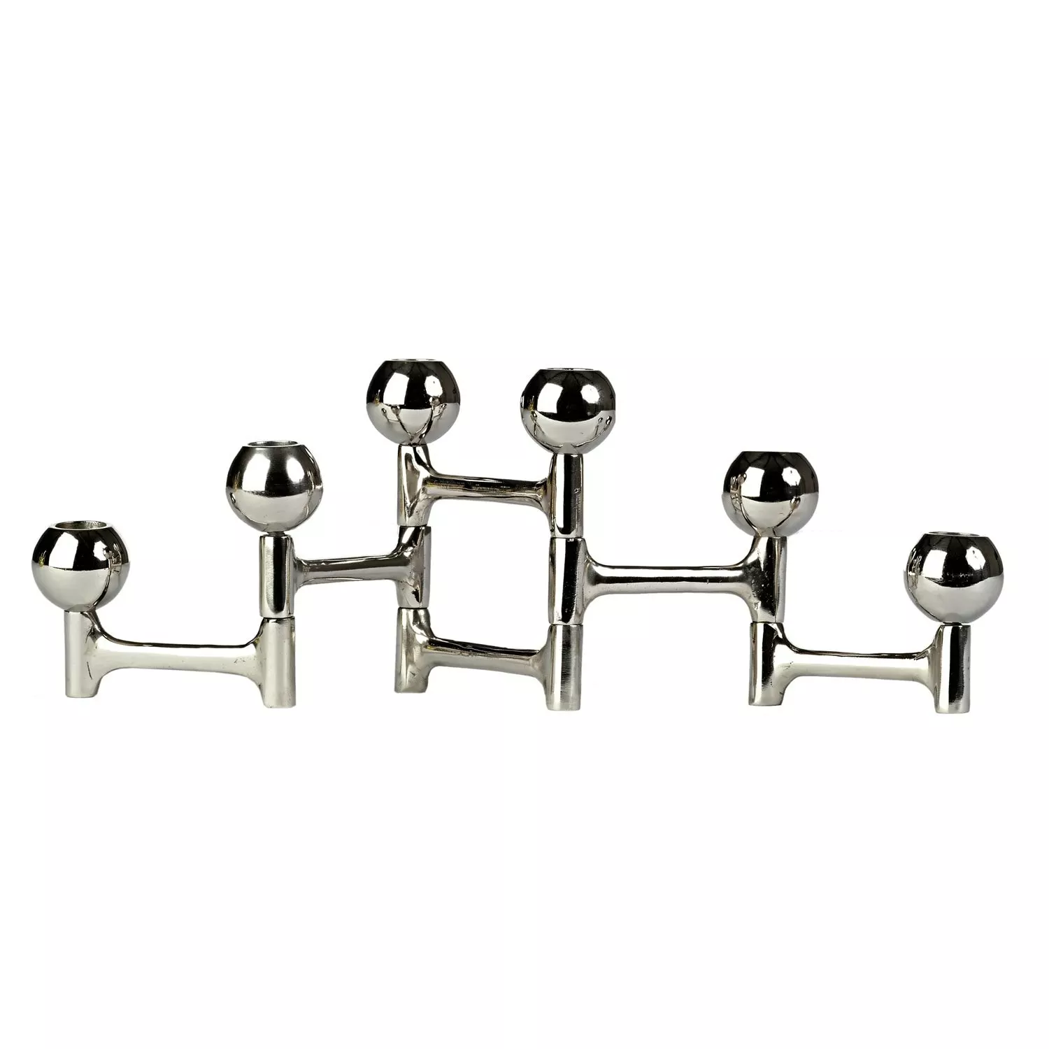 Pols Potten Folding Round Kaarshouder, Nikkel 1 Pols Potten Folding Round Kaarshouder, Nikkel