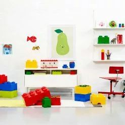 Room Copenhagen Lego Storage Brick 2, Dark Green -Knoppen & handgrepen Verkoop room copenhagen lego storage brick 2 16