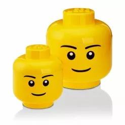 Room Copenhagen LEGO® Opbergbox Kop Groot, Boy -Knoppen & handgrepen Verkoop room copenhagen lego storage head lego l yellow 5