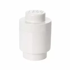 Room Copenhagen Round Lego Storage Brick 1, White