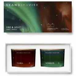 Skandinavisk Fire & Light Mini Candle Giftset 2 X 90g