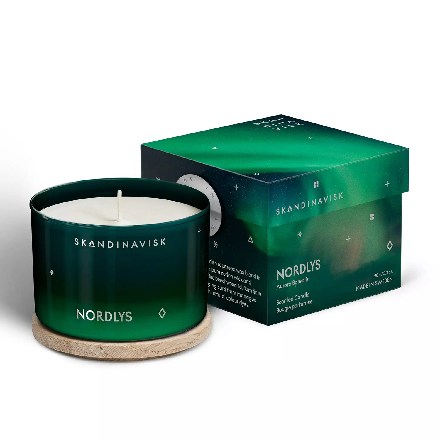 Skandinavisk Nordlys Scented Candle 90g 2 Skandinavisk Nordlys Scented Candle 90g - Afbeelding 2