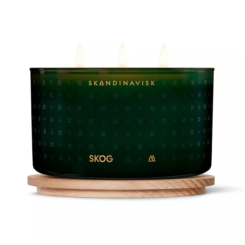 Skandinavisk SKOG Geurkaars Met Deksel 475 G 1 Skandinavisk SKOG Geurkaars Met Deksel 475 G