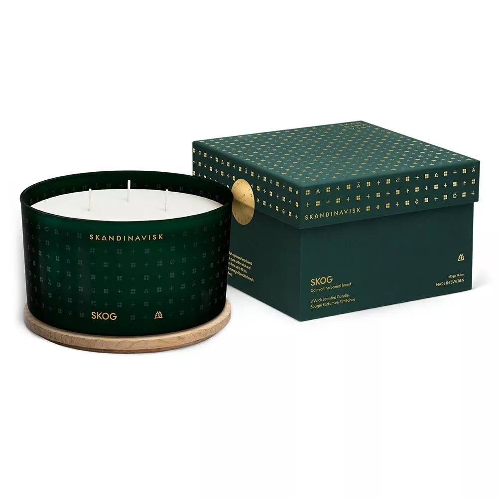 Skandinavisk SKOG Geurkaars Met Deksel 475 G 4 Skandinavisk SKOG Geurkaars Met Deksel 475 G - Afbeelding 4