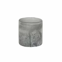 Tell Me More Frost Candleholder S, Grey