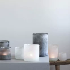 Tell Me More Frost Candleholder M, White -Knoppen & handgrepen Verkoop tell me more frost candleholder white 15 2