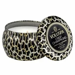 Voluspa Maison Mini Tin Geurkaars, Crisp Champagne