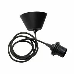 Watt & Veke Ceiling Fixation, Black