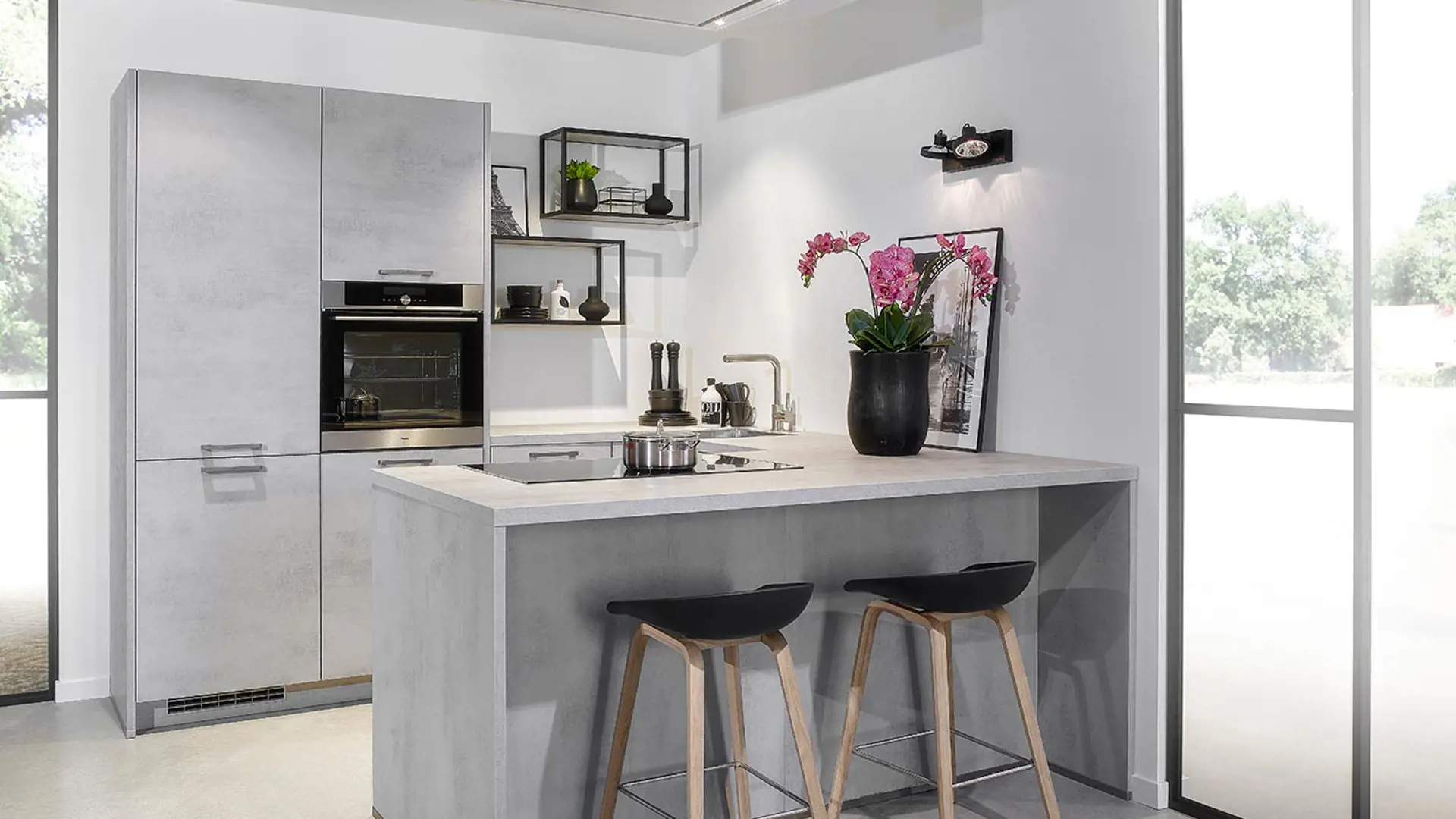 Knoppen & handgrepen Verkoop -Knoppen & handgrepen Verkoop 1 grijze u keuken